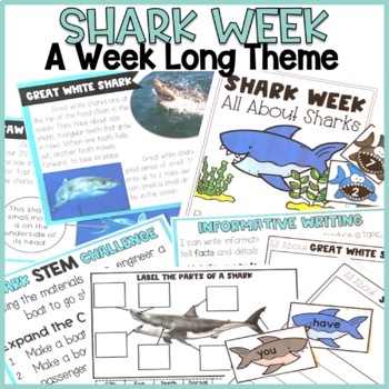 Preview of Shark Week in the Classroom | End of the Year Activity | Shark Themed Unit