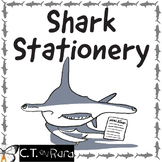 Shark Writing Paper Stationery