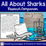 All About Sharks - Research and Reading Passages