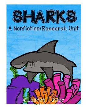 Preview of Sharks: A Nonfiction/Research Unit