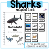 Sharks Adapted Book- Perfect for Shark Week!