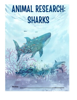 Preview of Sharks - Animal Research 1st - 3rd grade