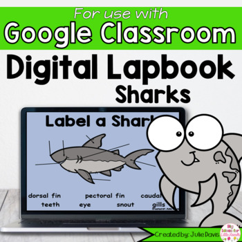 Preview of Sharks Digital Interactive Notebook Google Classroom