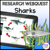 Sharks Digital Research WebQuest Activity - Nonfiction Tex