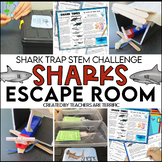 Sharks Escape Room Engaging Upper Elementary Activity