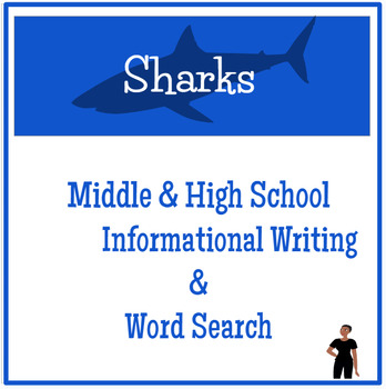 Preview of Sharks - Informational Writing and Word Search