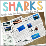 Sharks Nonfiction Reading Passages and All About Writing L