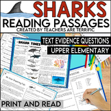 Sharks Reading Passages Print & Read