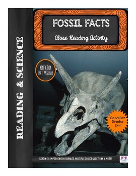 Preview of Fossil Facts Nonfiction Reading Comprehension and Questions