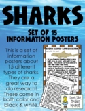 Sharks ~ Set of 15 Informational Posters