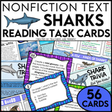 Sharks Task Cards Nonfiction Reading Task Cards