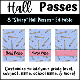 Sharp Customizable and Editable Hall Passes