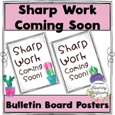 Sharp Work Coming Soon Posters