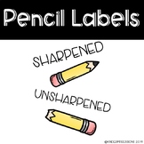 Sharpened/Unsharpened Pencil Labels