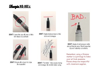 Preview of Sharpie Marker Guide