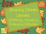 Shaving Cream Leaves Craftivity