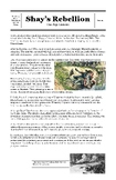Shay's Rebellion: A One Page History