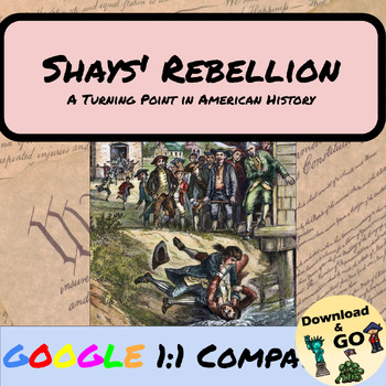Preview of Shays' Rebellion - A Turning Point in American History - Reading Activity