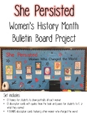 She Persisted--Women's History Month Bulletin Board Set