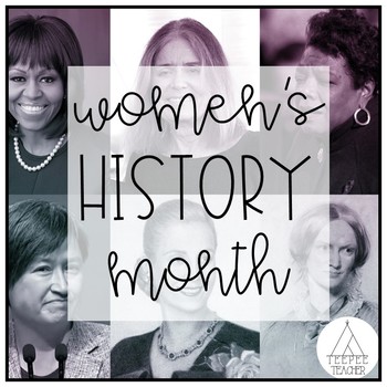 Preview of She Persisted and other Women's History Month activities