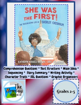 Preview of She Was the First! The Trailblazing Life of Shirley Chisholm: Book Companion