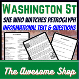 She Who Watches Petroglyph Packet For Washington State His