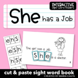 Community Helper Emergent Reader: "She has a Job" Sight Word Book