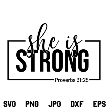 Download She Is Strong Svg Mom Svg Mom Life Svg Png Dxf Cricut Clipart Cut File