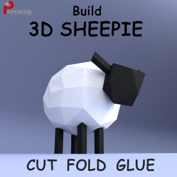 Preview of Sheep 3d papercraft, Adha activities, Eid puzzle, STEM challenge, Haj activities