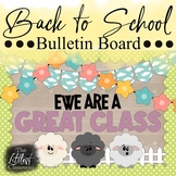 Sheep Back to School Bulletin Board | Farm Bulletin Board Display