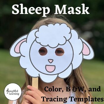 Sheep Craft Mask | Lamb Craft | Black Sheep |Nursery Rhymes | Farm ...