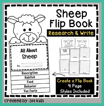 Farm Animals - Flip Books and Coloring Pages