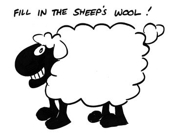 black and white 1 game sheep