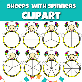 Preview of Sheep Spinners Clipart