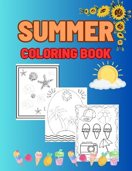 Sheet Coloring Book : Summer by Dreamday | TPT