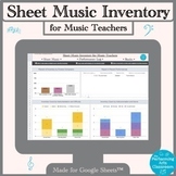 Sheet Music Inventory for Music Teachers