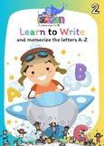 Sheets practice writing A-Z, Volume 2, fun writing-reading