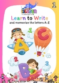 Sheets practice writing A-Z, volume 1, learning to write f