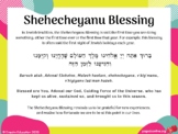 Shehecheyanu Blessing Printable