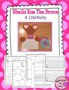 Preview of Sheila Rae the Brave Craftivity & Printables