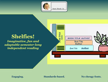 Preview of Shelfies! Imaginative and Fun Semester-Long READING LOG