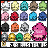 Shell and Pearl Clip Art