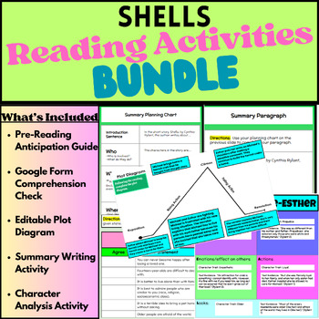Preview of Shells Reading Activities Bundle