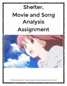 Preview of Shelter: Movie and Song Analysis Assignment