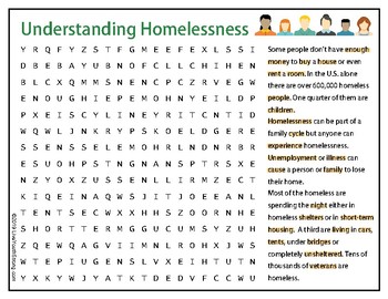Preview of Shelter Word Search