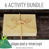 Slope and y-intercept 6 Activity Bundle