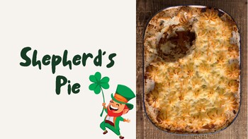 Preview of Shepherd's Pie Visual Recipe - St. Patrick's Day Lesson