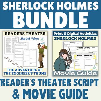 Preview of Sherlock Holmes BUNDLE | The Engineer's Thumb | Reader's Theater & Movie Guide