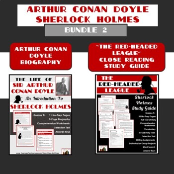 Preview of Sherlock Holmes: Conan Doyle Biography and The Red-Headed League