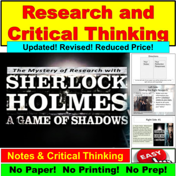 Preview of Research and Critical Thinking: Crime Investigation